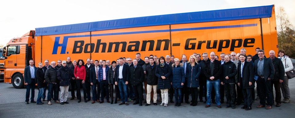Teilnehmer vom CDU-Wirtschaftsstammtisch 19.04.2016 bei der Bohmann-Gruppe in Rastede